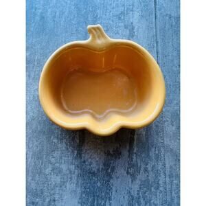 Nantucket 4oz Ceramic Pumpkin Baking Dish Small Candy Bowl Halloween Decor Fall